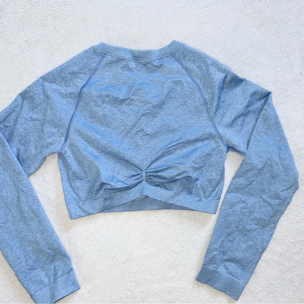 Gymshark Light Blue Cropped top - Picture 6 of 6
